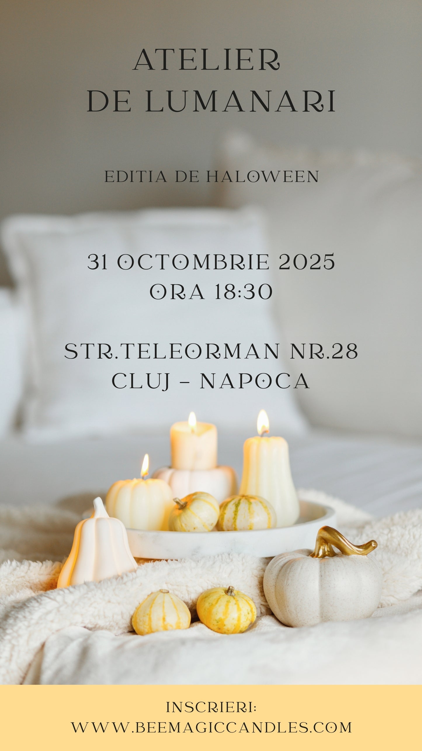 Atelier de Lumânări – Ediția de Halloween