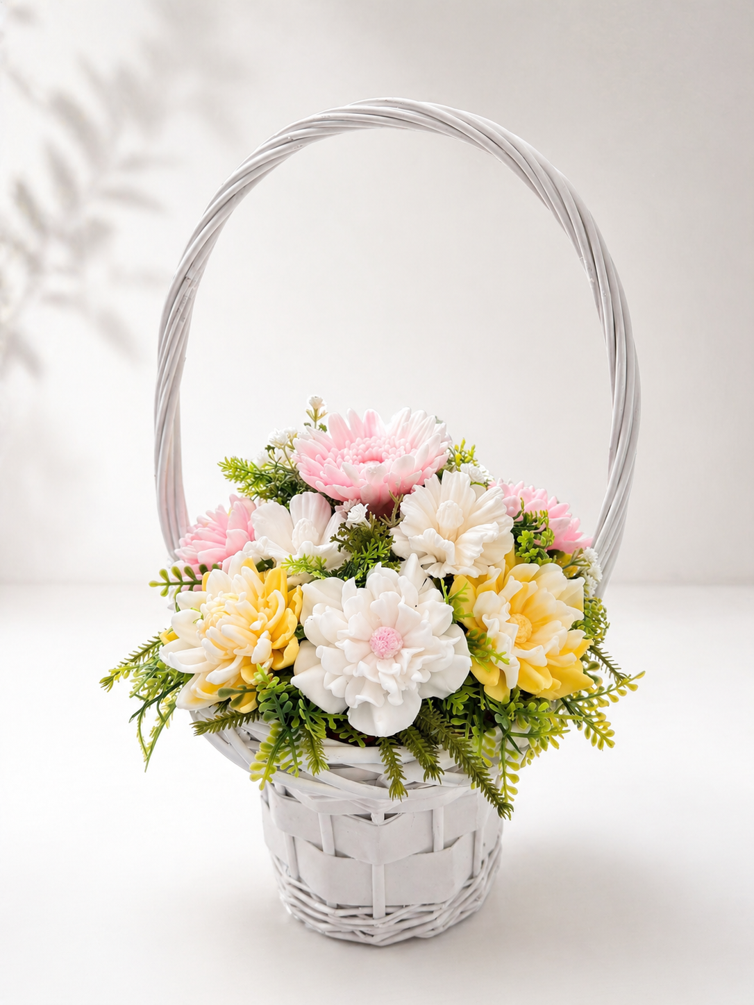 Aranjament floral din săpun
